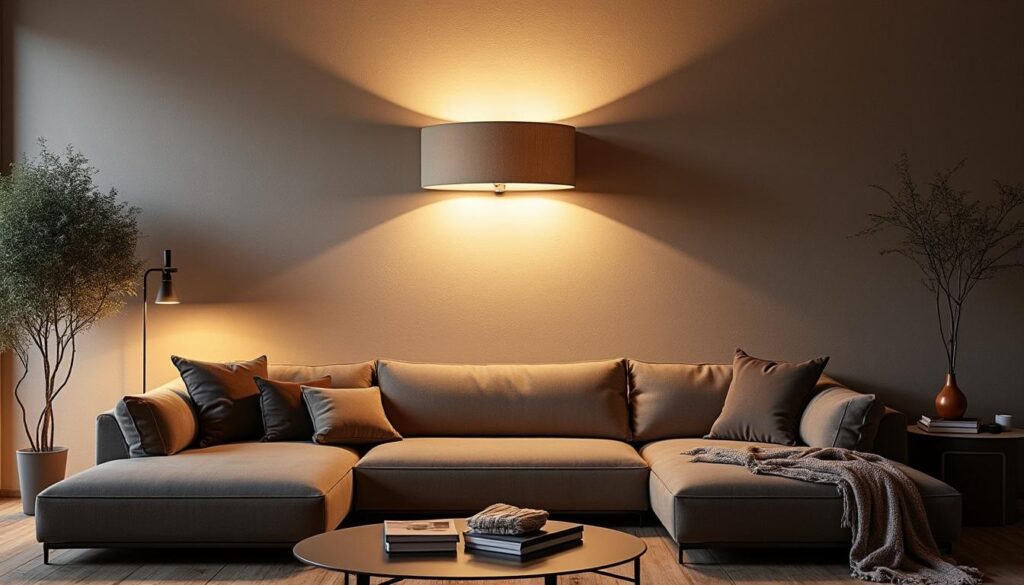 Bien intégrer une applique murale moderne dans un salon