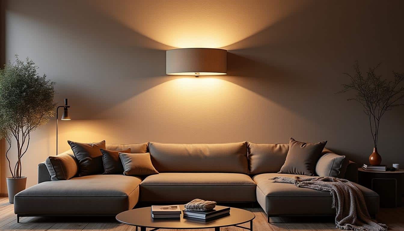 Bien intégrer une applique murale moderne dans un salon