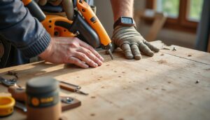 Conseils pour accrocher des panneaux de bois au mur grâce à une agrafeuse