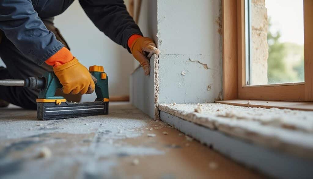 Guide : poser un isolant sur un mur avec une agrafeuse