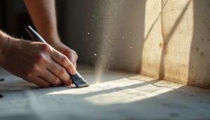 Astuces pour installer un tissu tendu décoratif sur un mur avec une agrafeuse