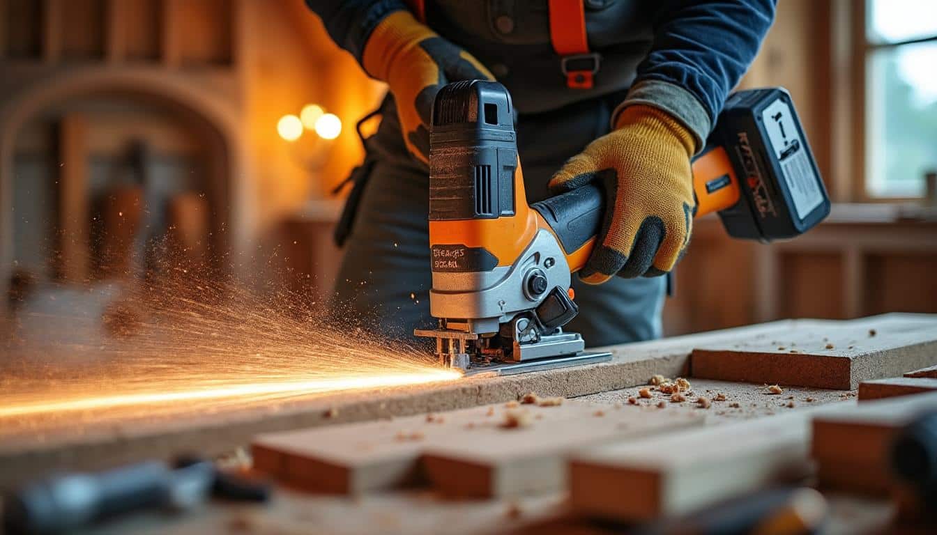 Illustration: Comment fonctionne une scie sabre sur batterie et quels avantages offre-t-elle ?