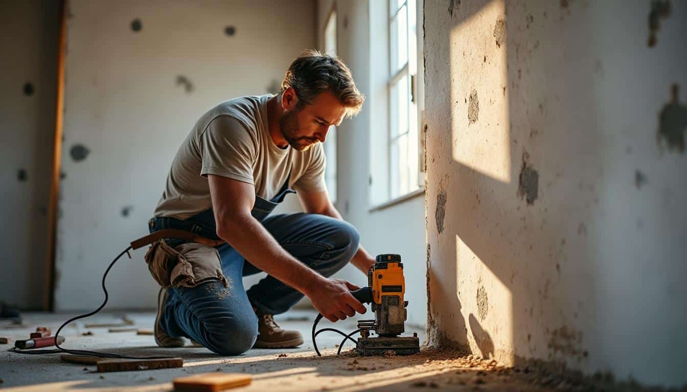 Comment utiliser une visseuse pour fixer une cloison en placo lors d’une rénovation