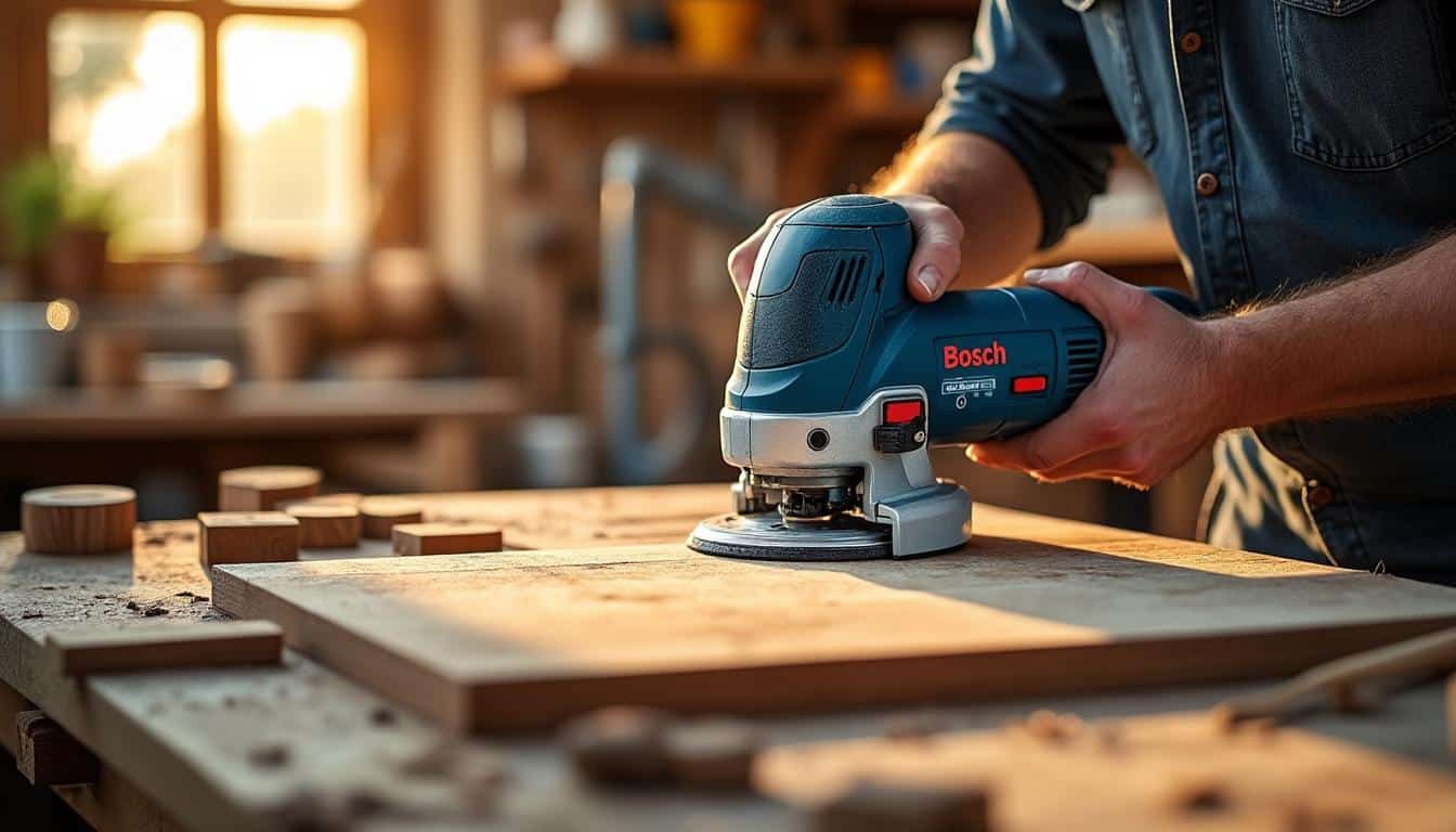 Illustration: Explorer les caractéristiques et performances de la scie à onglet radiale Bosch