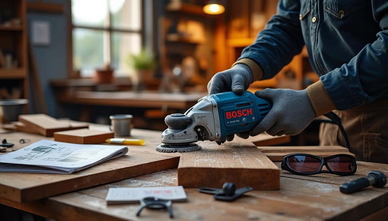 Illustration: Conseils pratiques pour l’utilisation et l’entretien d’une scie à onglet radiale Bosch