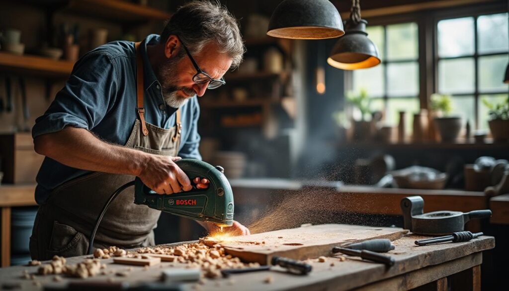 Bosch scie à onglet radiale : précision et performance garanties