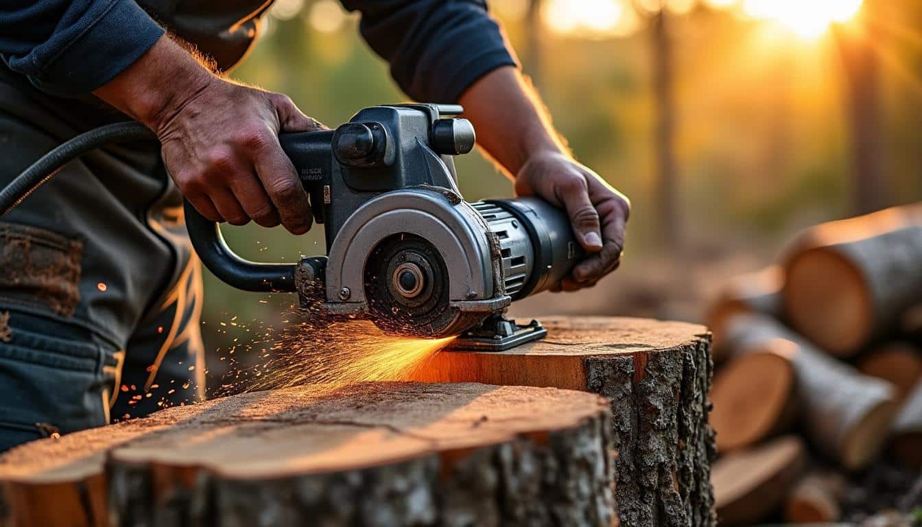 Illustration: Comprendre le rôle essentiel du moteur dans une scie à bûche
