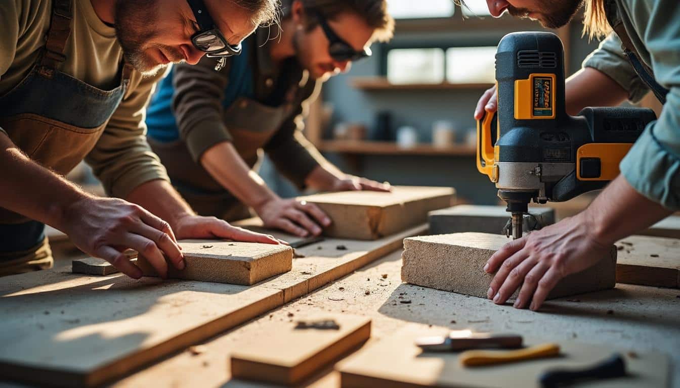 Illustration: Comprendre la différence entre la perceuse classique, la perceuse à percussion et le perforateur