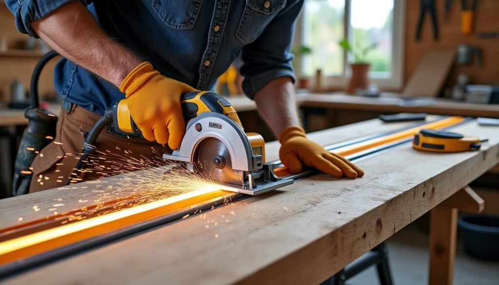 Rail de guidage pour scie circulaire Brico Dépôt : précision et sécurité