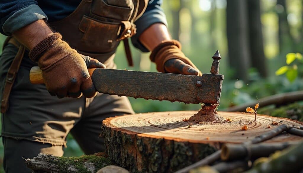 Scie de bûcheron : guide complet pour bien choisir et utiliser