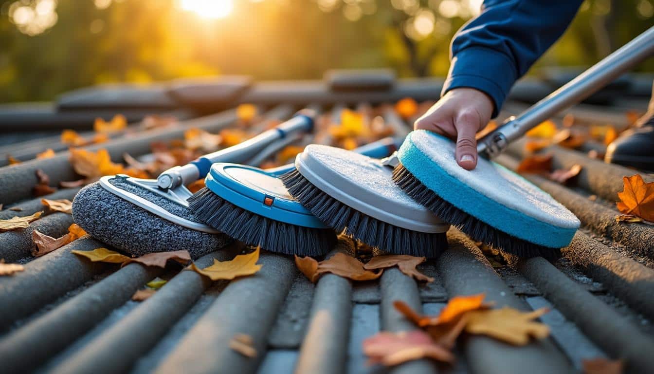 Illustration: Comprendre les caractéristiques des brosses pour le nettoyage de toiture