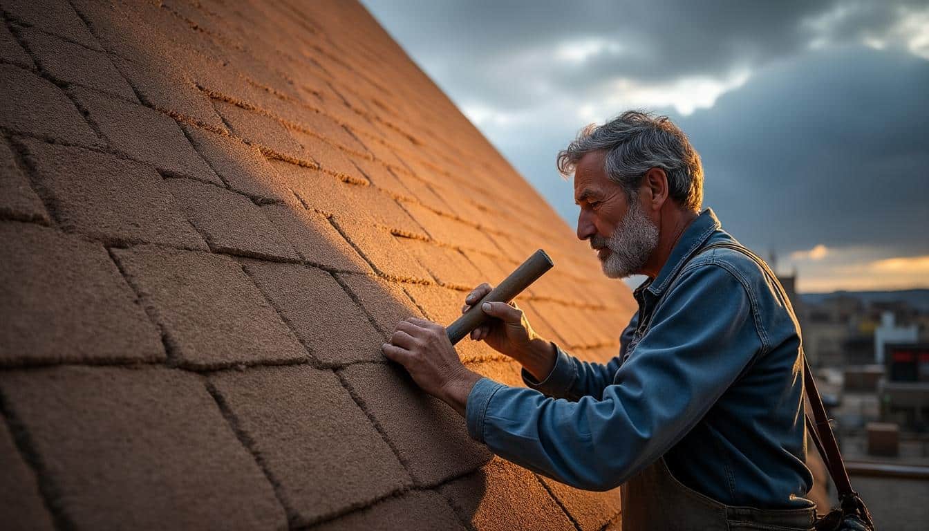 Illustration: Comprendre le rôle essentiel du faîtage sur une toiture monopente en tuile