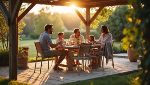 Pergola avec toiture fixe : confort et élégance toute l’année