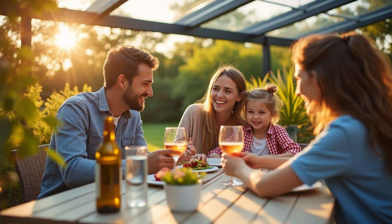 Illustration: Comprendre ce qu’apporte une toiture transparente pour votre pergola