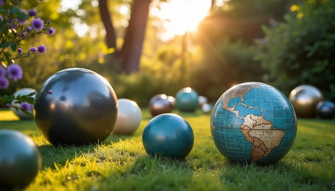 Illustration: Comprendre les boules décoratives pour habiller votre espace extérieur