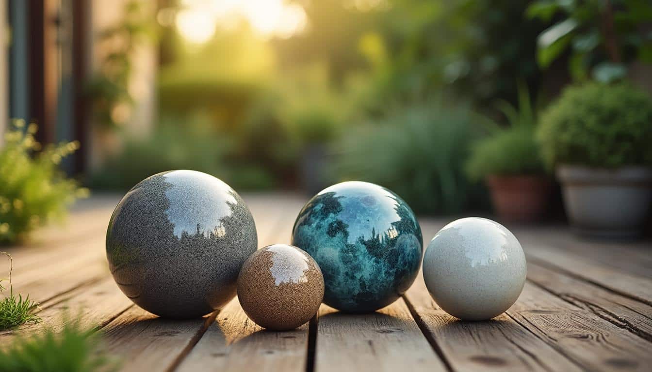 Boules décoratives pour extérieur : charme et durabilité assurés