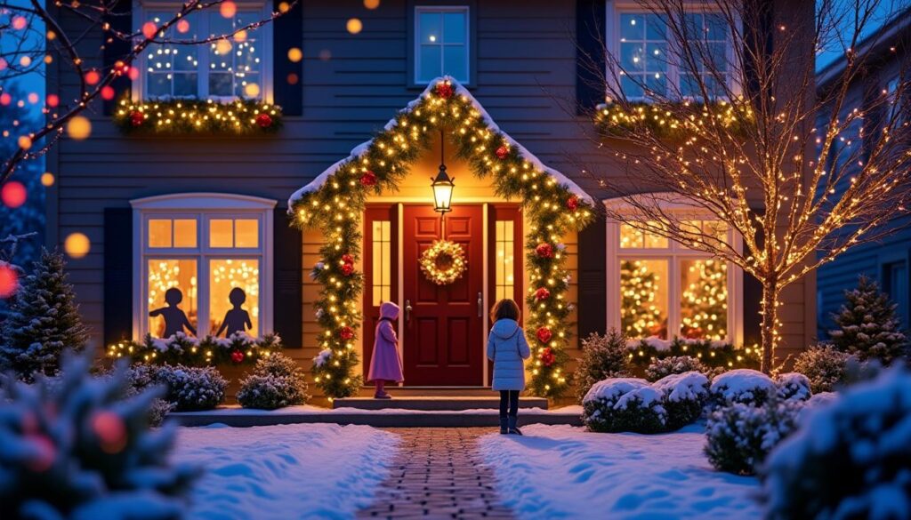 Décoration lumineuse de Noël en extérieur : idées et conseils magiques