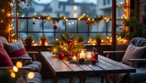Décoration de Noël pour balcon extérieur : idées et conseils pratiques