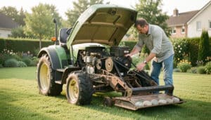 Courroie de tracteur tondeuse : quand la remplacer ?