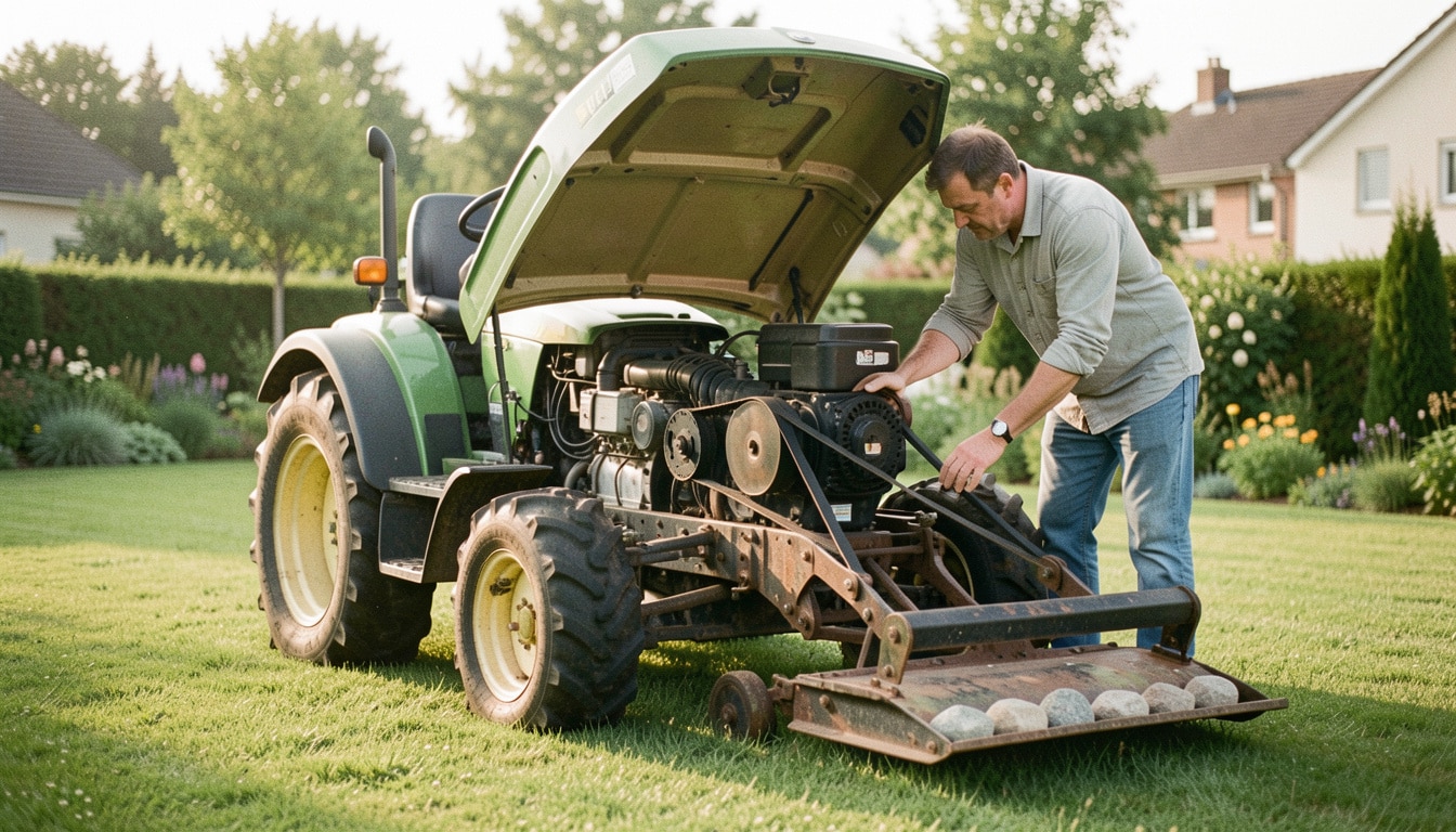 Courroie de tracteur tondeuse : quand la remplacer ?